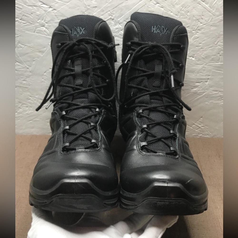 No Inserts Haix Black Eagle Tactical 2.0 GTX Men's Boots Side Zip Black Size 10M - Picture 8 of 16
